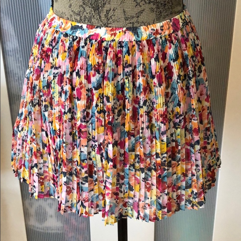 Floral print mini skirt size XXS